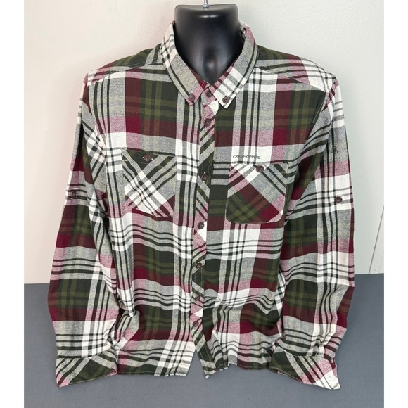 Craghoppers Other - Craghoppers Men's Plaid Long Sleeve Button Down Shirt Green Red Size XL